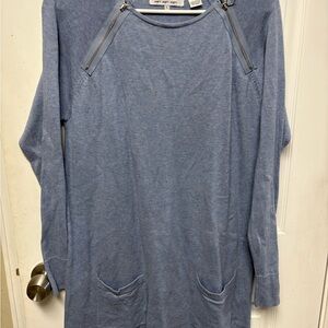 Eight Eight Eight Sky Blue Cotton Top